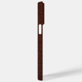 Coques Case-Mate iPhone Acier Ancre en acajou marin humide (Verso / Droite)