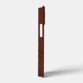 Coques Case-Mate iPhone Acier de crâne de pirate en acajou marin humide (Verso / Droite)