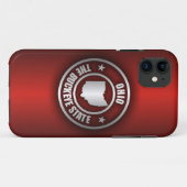 Coques Case-Mate iPhone Acier de l'Ohio (rouge) (Dos (Horizontal))