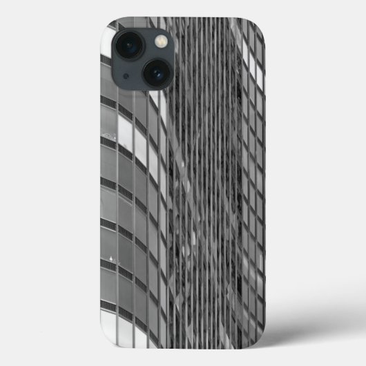Coques Case-Mate iPhone Acier et mur de rideau de verre moderne (Verso)
