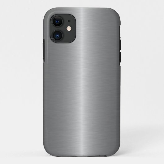 Coques Case-Mate iPhone Acier gris (Dos)