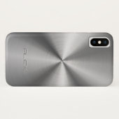 Coques Case-Mate iPhone Acier inoxydable métallique brillant (Dos (Horizontal))
