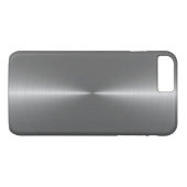 Coques Case-Mate iPhone Acier inoxydable métallique gris-argent (Dos (Horizontal))