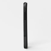 Coques Case-Mate iPhone Acier inoxydable noir métallique (Dos/Gauche)