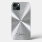 Coques Case-Mate iPhone Acier inoxydable platine métallique (Verso)
