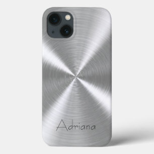 Case-Mate iPhone Case Acier inoxydable platine métallique