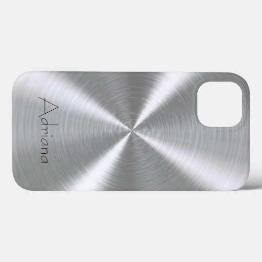 Coques Case-Mate iPhone Acier inoxydable platine métallique (Verso (horizontal))