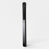 Coques Case-Mate iPhone Acier noir à brillant Fond Arrière - plan (Dos/Gauche)