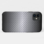 Coques Case-Mate iPhone Acier noir à brillant Fond Arrière - plan (Dos (Horizontal))