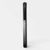 Coques Case-Mate iPhone Acier noir à brillant Fond Arrière - plan (Dos/Gauche)