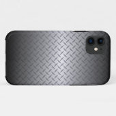 Coques Case-Mate iPhone Acier noir à brillant Fond Arrière - plan (Dos (Horizontal))