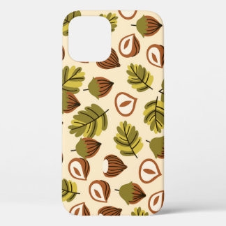 Case-Mate iPhone Case Acorns Feuilles de noisette Motif sans couture