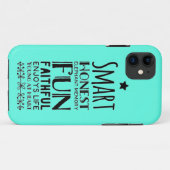 Coques Case-Mate iPhone Acronyme Sheffey (Dos (Horizontal))