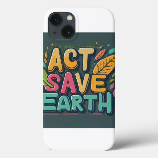 Case-Mate iPhone Case Act, Save Earth : Conception de couverture iPhone 