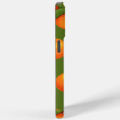 Coques Case-Mate iPhone Actualisation des grands Motifs Oranges (Verso / Droite)
