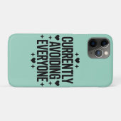 Coques Case-Mate iPhone Actuellement d'évitant tout le monde Conception (Dos (Horizontal))