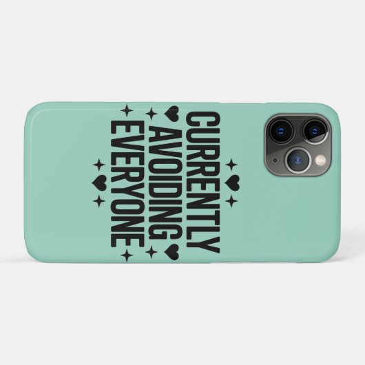 Coques Case-Mate iPhone Actuellement d'évitant tout le monde Conception (Dos (Horizontal))