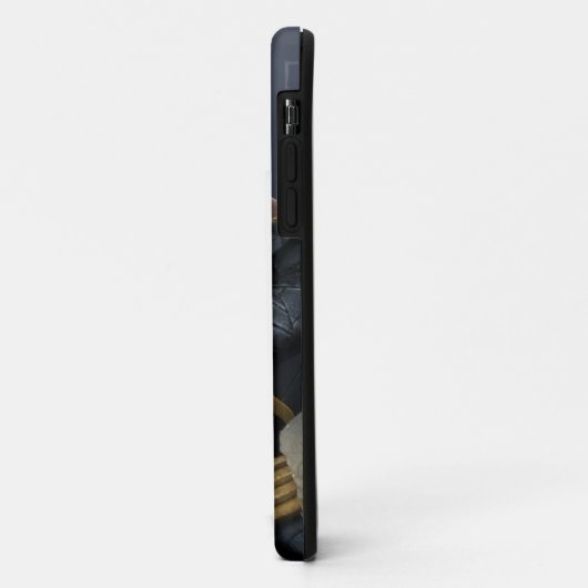 Coques Case-Mate iPhone Adam noir (Dos/Gauche)