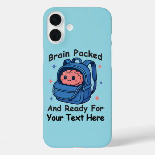 Coques iPhone 16 Plus Adaptable "Prêt pour le cerveau"
