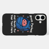 Coques Case-Mate iPhone Adaptable "Prêt pour le cerveau" (Verso (horizontal))