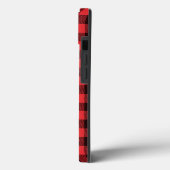 Coques Case-Mate iPhone Add Your Nom, Moose, Red Buffalo Plaid Phone Case (Verso / Gauche)