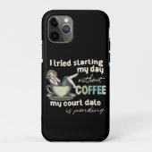 Coques Case-Mate iPhone Addict de café pour fille en attente (Dos)