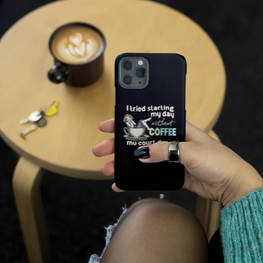 Coques Case-Mate iPhone Addict de café pour fille en attente