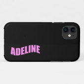 Coques Case-Mate iPhone Adeline nom personnel (Dos (Horizontal))