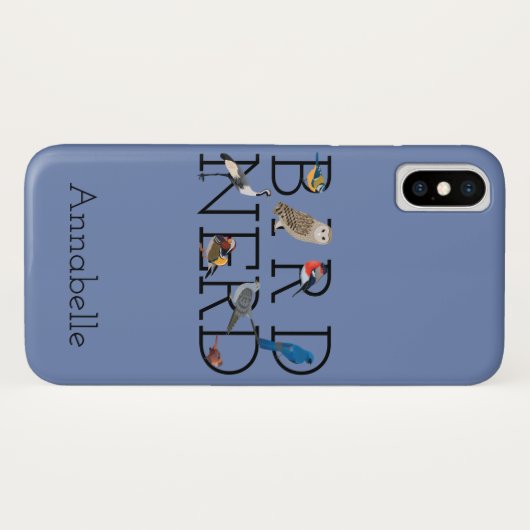 Coques Case-Mate iPhone Adjudication Nerd d'oiseaux Cinq personnalisables (Dos (Horizontal))