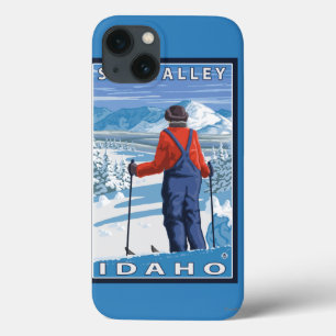 iPhone 13 Case Admirer de skieur - Sun Valley, Idaho