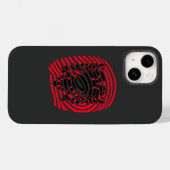 Coques Case-Mate iPhone ADN Albanie (Verso (horizontal))