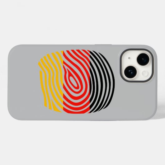 Coques Case-Mate iPhone ADN allemand (Verso (horizontal))