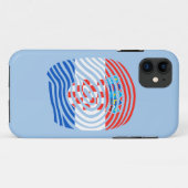 Coques Case-Mate iPhone ADN de Croatie (Dos (Horizontal))