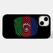 Coques Case-Mate iPhone ADN de l'Azerbaïdjan (Verso (horizontal))
