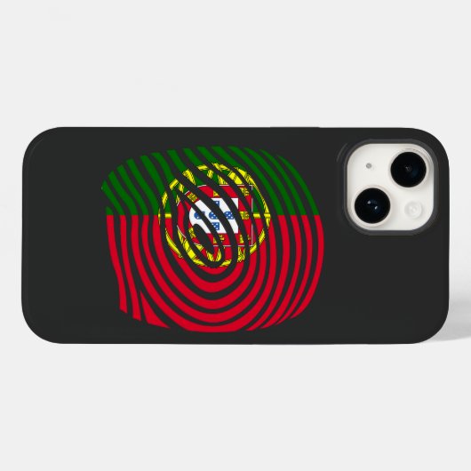 Coques Case-Mate iPhone ADN du Portugal (Verso (horizontal))