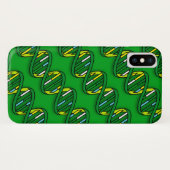 Coques Case-Mate iPhone ADN vert (Dos (Horizontal))