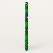 Coques Case-Mate iPhone ADN vert (Dos/Droite)