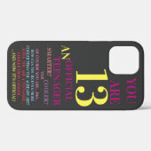 Coques Case-Mate iPhone Adolescent officiel 13e anniversaire fille (Verso (horizontal))