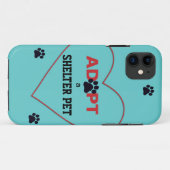 Coques Case-Mate iPhone Adoptez un animal familier d'abri (Dos (Horizontal))