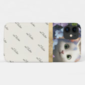 Coques Case-Mate iPhone Adorable Amoureux des chats (Dos (Horizontal))