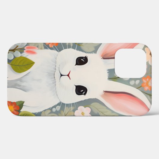 Coques Case-Mate iPhone Adorable Baby Rabbit (Verso (horizontal))