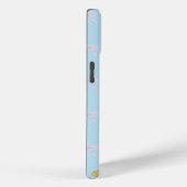 Coques Case-Mate iPhone Adorable Bible à Ruban Rose Bleu Pastel Turquoise (Verso / Droite)