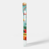 Coques Case-Mate iPhone Adorable Chien à Santa Hat (Verso / Gauche)