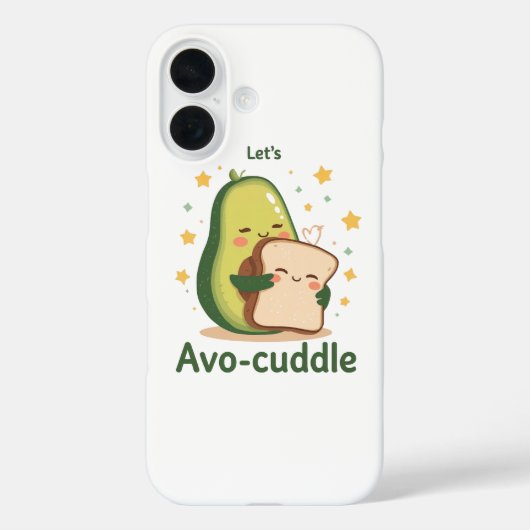 Coques Case-Mate iPhone Adorable « Faisons un câlin d'avocat » Jeu de mots (Verso)