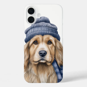 COQUES iPhone 16 PLUS ADORABLE FLUFY GOLDEN RETRIEVER POPPY DOG