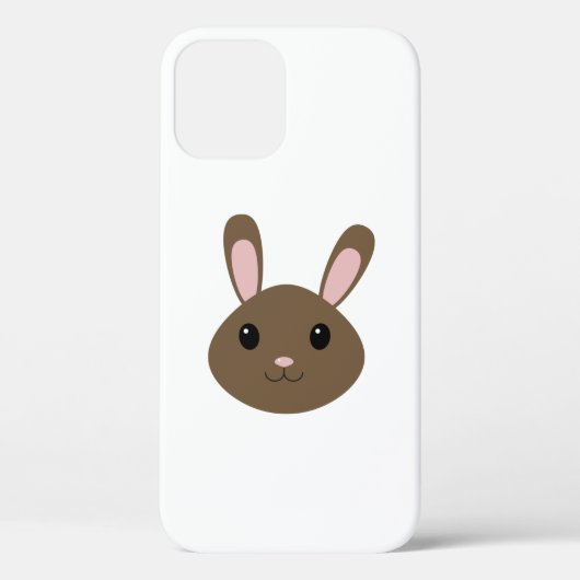 Coques Case-Mate iPhone Adorable Lapin Brown (Verso)