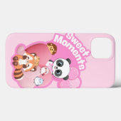Coques Case-Mate iPhone Adorable Panda & Amis Design (Verso (horizontal))