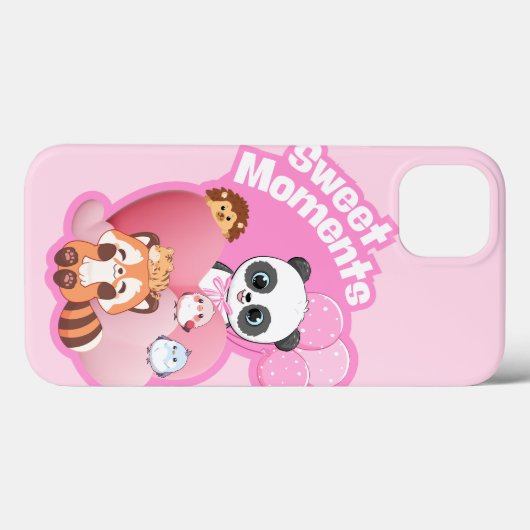 Coques Case-Mate iPhone Adorable Panda & Amis Design (Verso (horizontal))