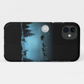 Coques Case-Mate iPhone Adorable Rindeer La Nuit (Dos (Horizontal))