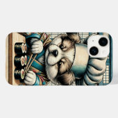 Coques Case-Mate iPhone Adorable Sushi Chef Chiot (Verso (horizontal))